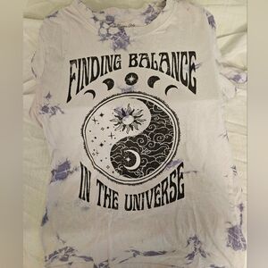 Rebellious One Purple Tie-Dye Tee